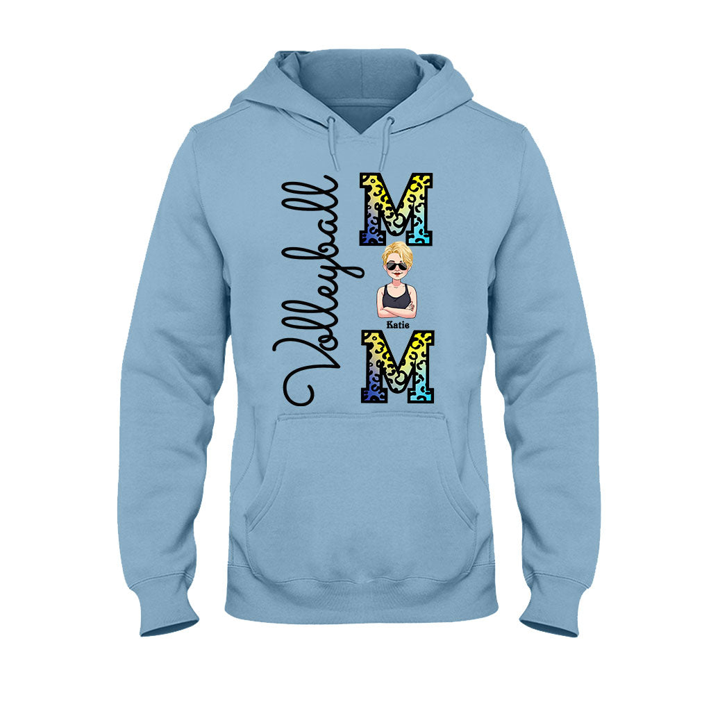 Volleyball-Mama – Personalisiertes Volleyball-T-Shirt und Hoodie