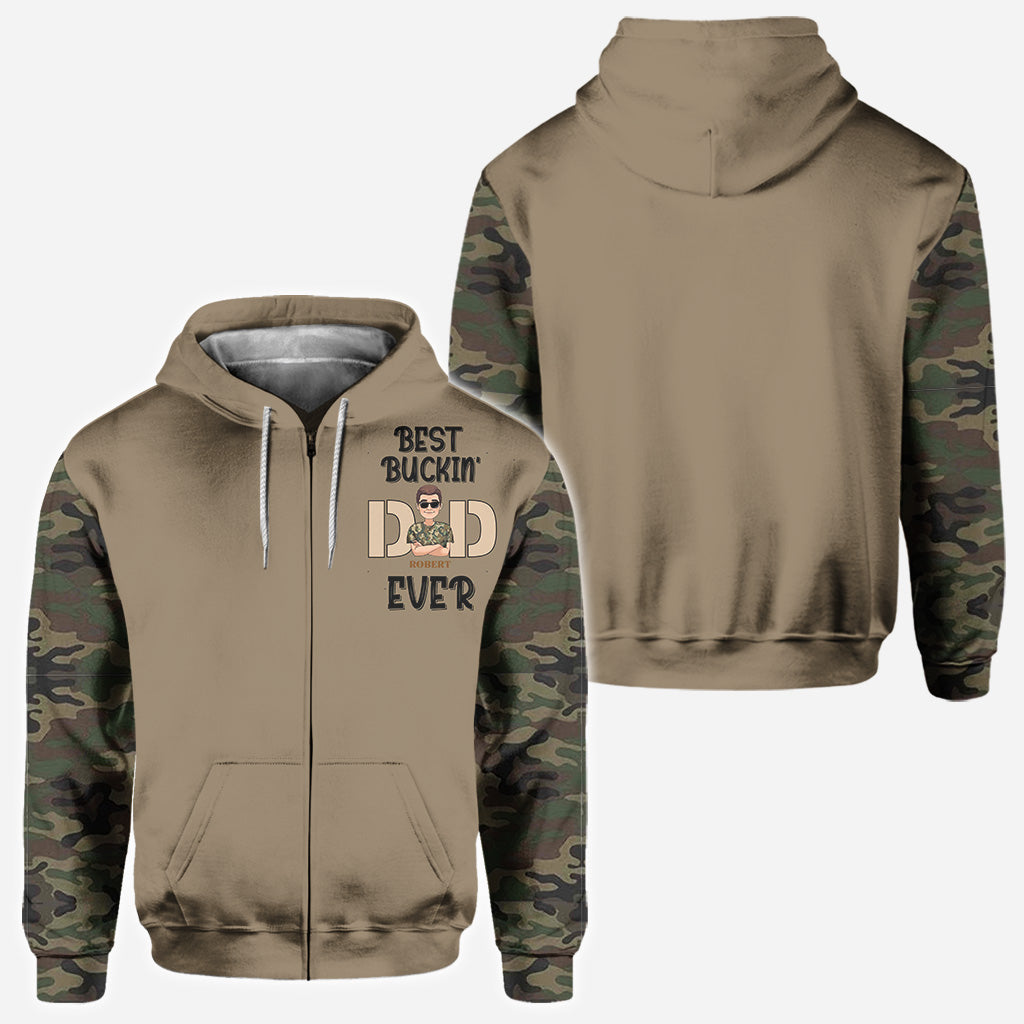 Bester Jagd-Papa - Personalisiertes Jagd-Shirt