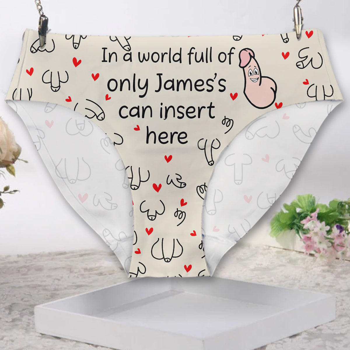 Only You – Personalisierte Slips für Paare