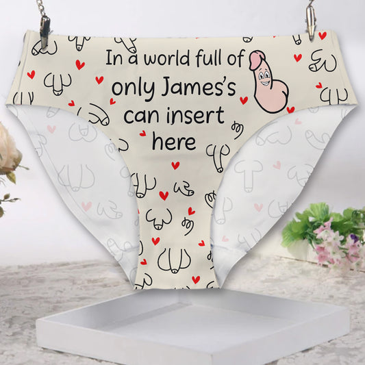 Only You - Personalized Couple Women Briefs