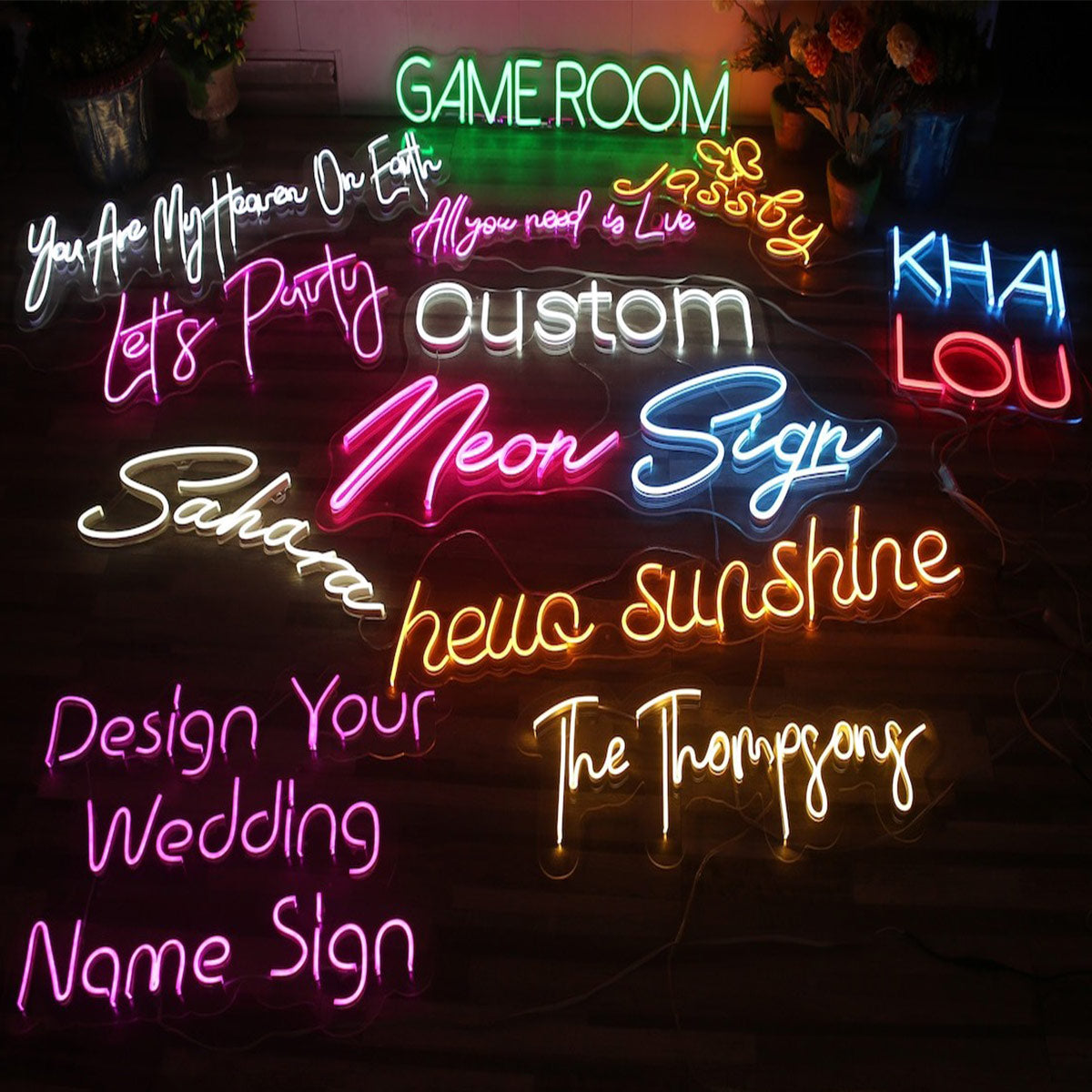 Custom Text - Personalized granddaughter Neon Sign