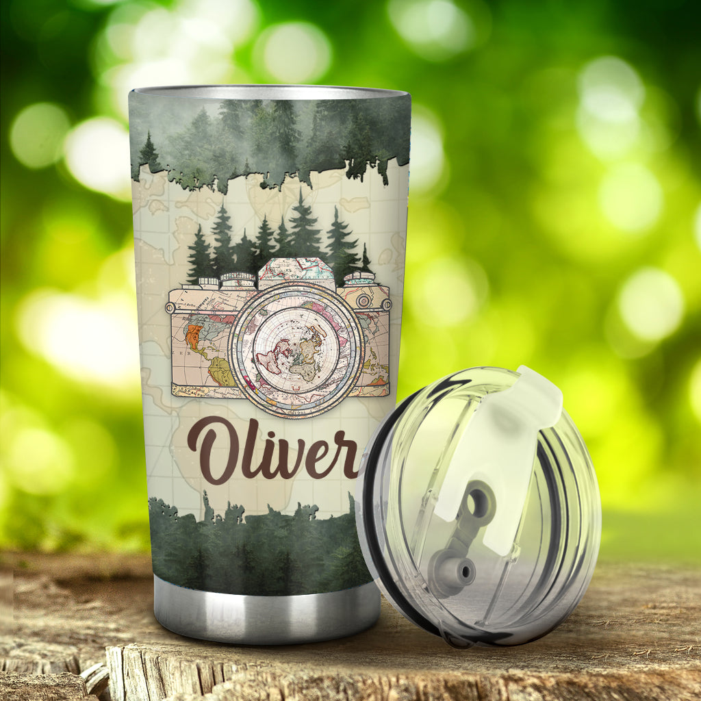 Nicht alle, die wandern, sind verloren – personalisierter Fotobecher