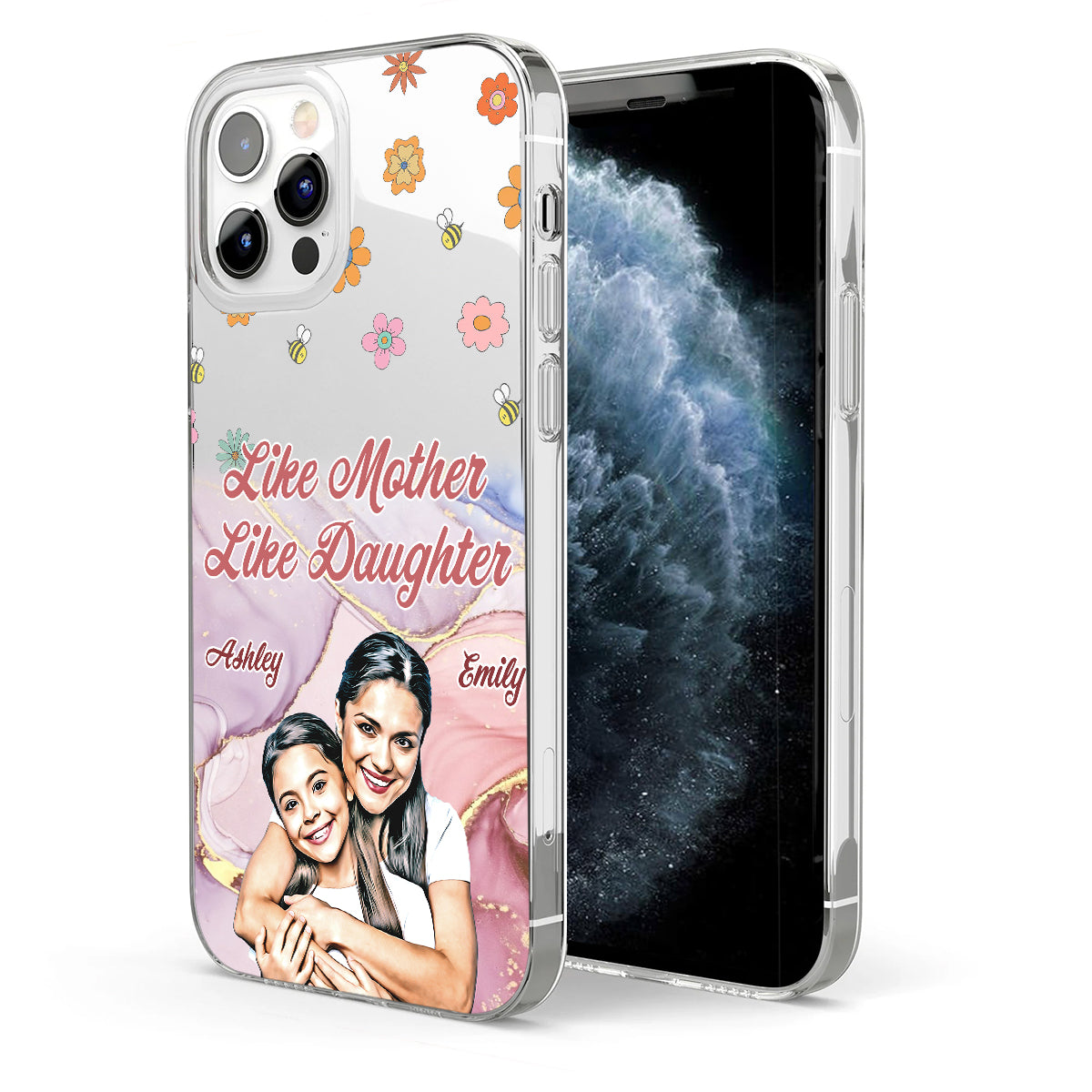 Best Mama Ever - Personalized Mother Clear Phone Case