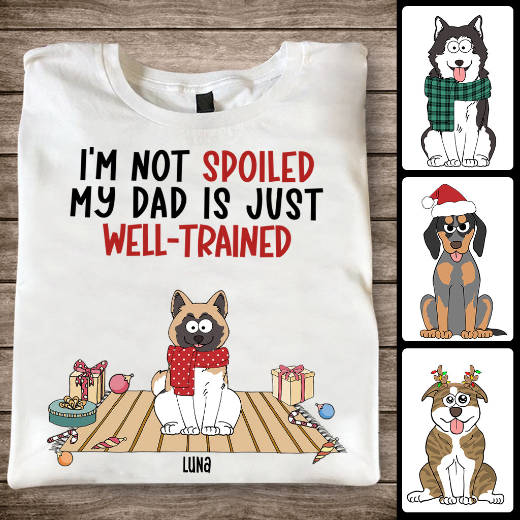 Gut erzogene Mama/Papa ​​– Personalisiertes Hunde-T-Shirt und Hoodie