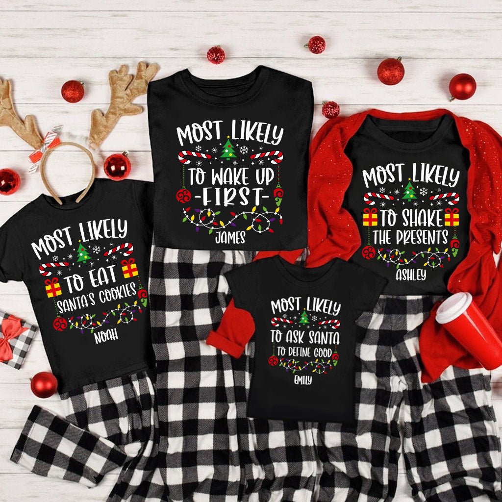 Family Christmas - Personalized Family T-shirt And Hoodie