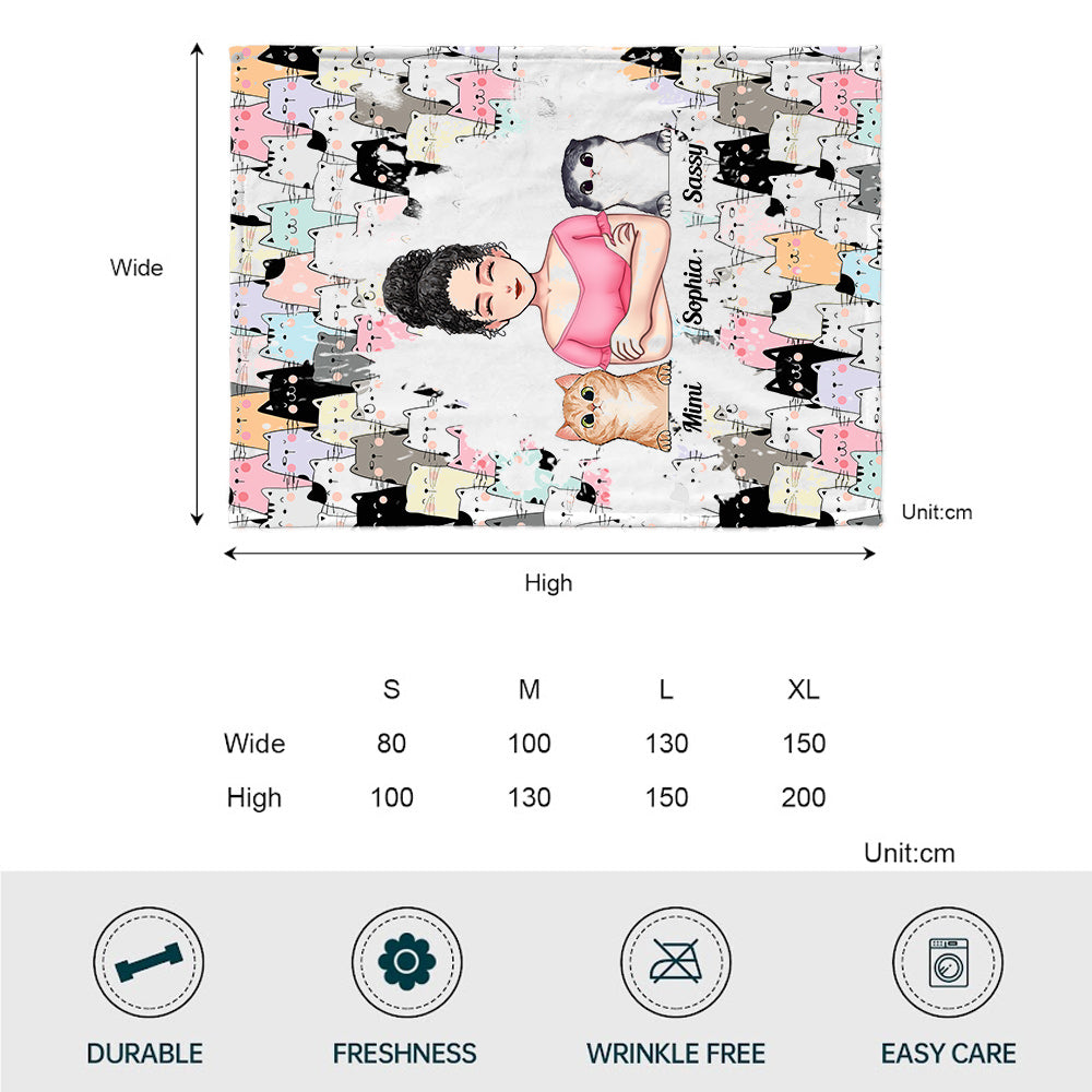 Katzenmama – Personalisierte Katzen-Decke zum Muttertag