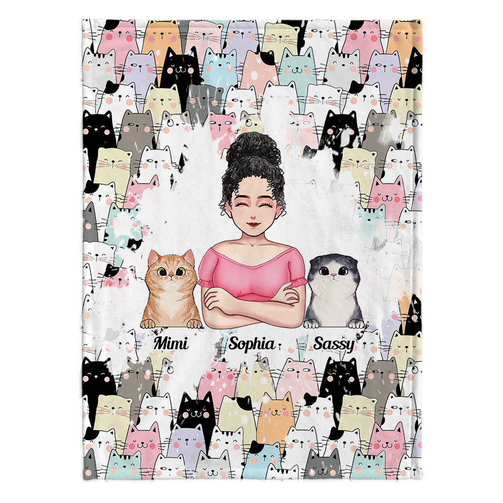 Katzenmama – Personalisierte Katzen-Decke zum Muttertag