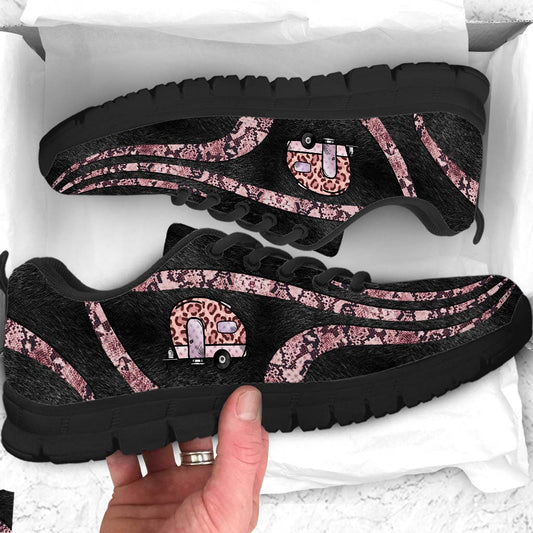 Leopard And Rose - Camping Sneakers