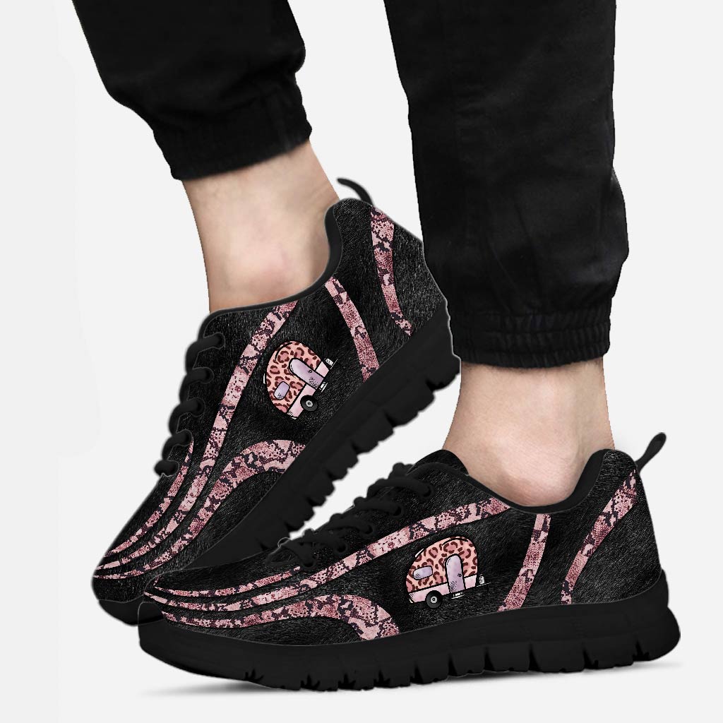 Leopard And Rose - Camping Sneakers