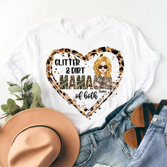 Mama Of Both - Personalized Mother's Day Mother T-shirt and Hoodie