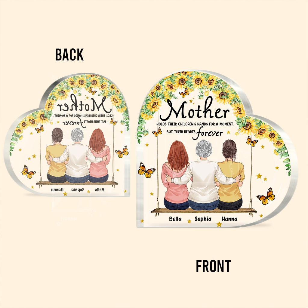 Für immer Liebe – Personalisierte Acrylplakette zum Muttertag in individueller Form