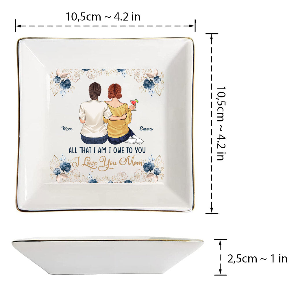 Alles, was ich bin – Personalisierte Schmuckschale zum Muttertag