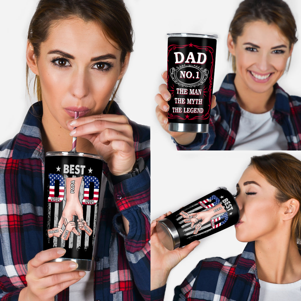 Bester Papa aller Zeiten – Personalisierter Vater-Trinkbecher