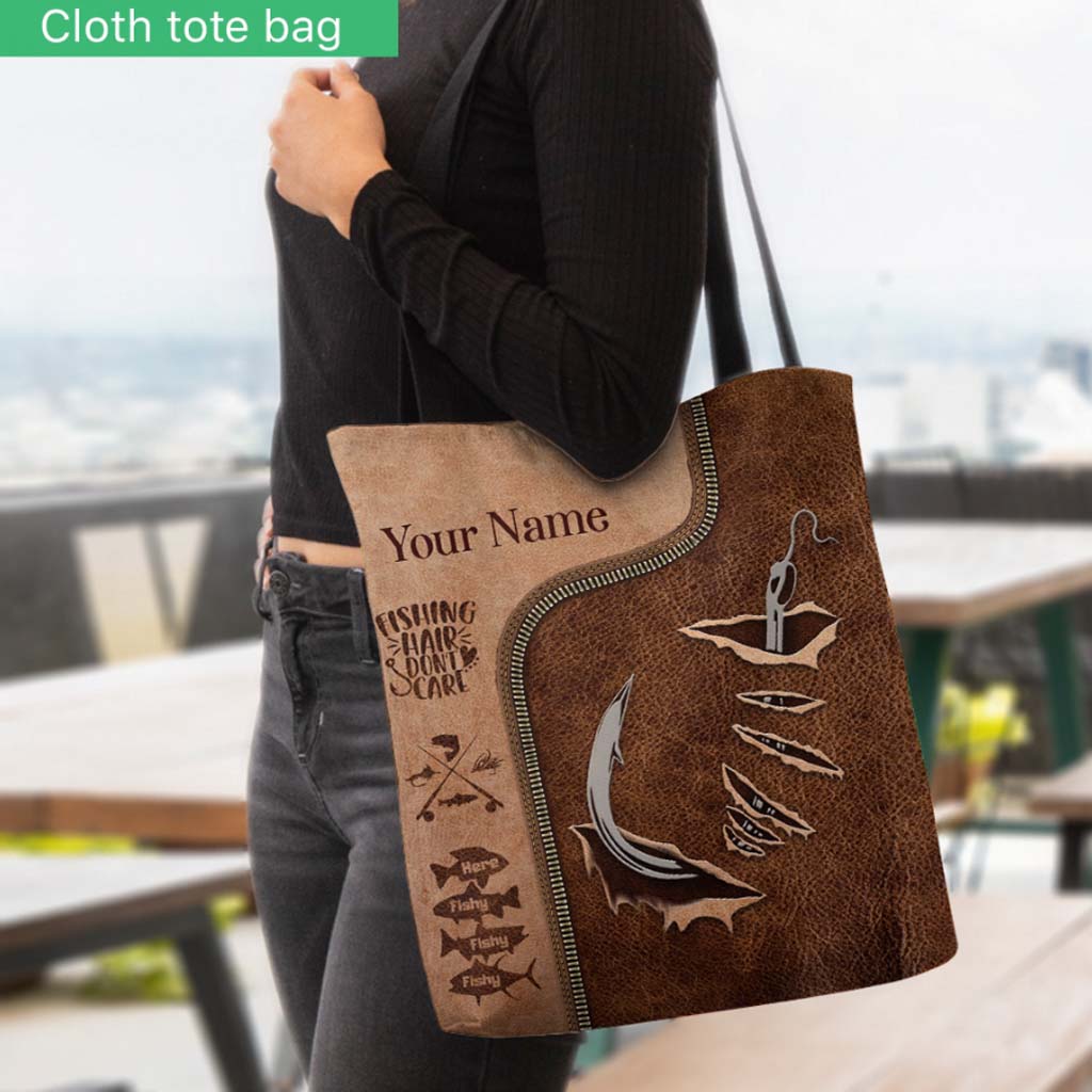 Personalisierte Tragetasche „Schlampen fangen Fische“