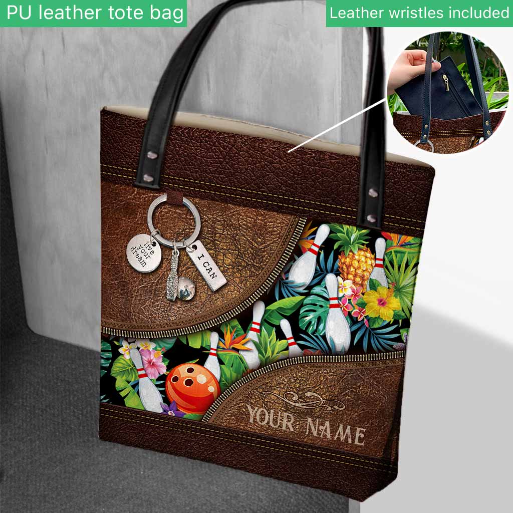 Sommerfeeling – Personalisierte Bowling-Tragetasche