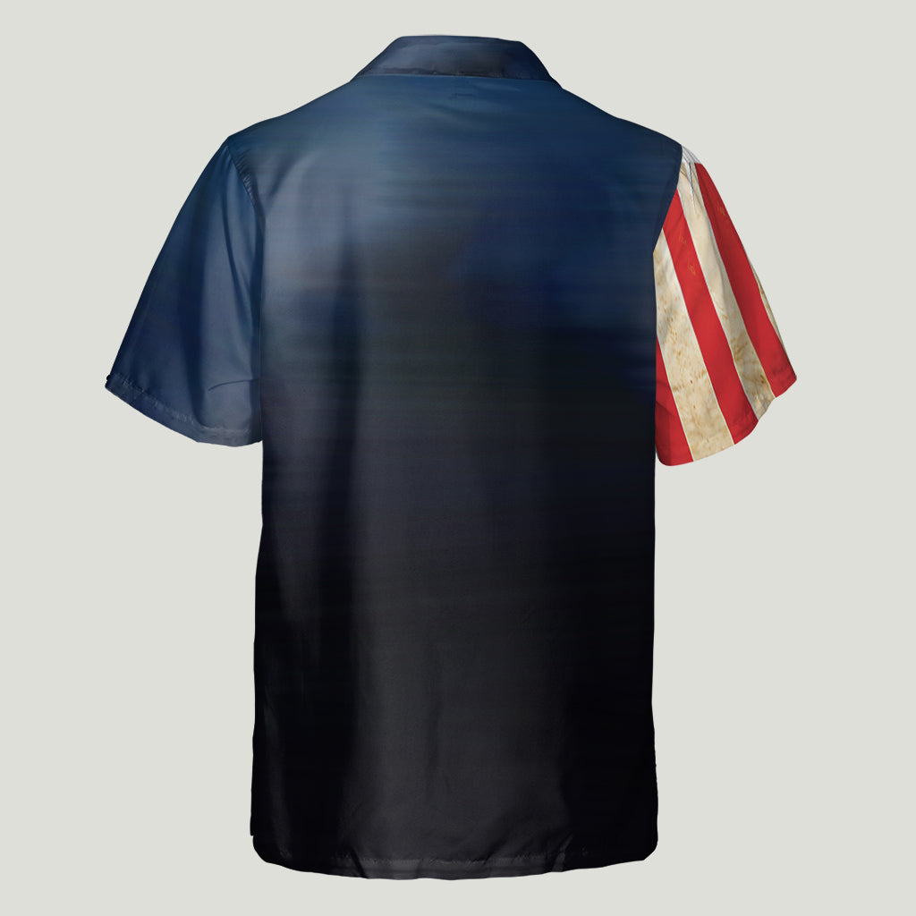 Echt cooler Papa – personalisiertes Hawaiihemd zum Angeln