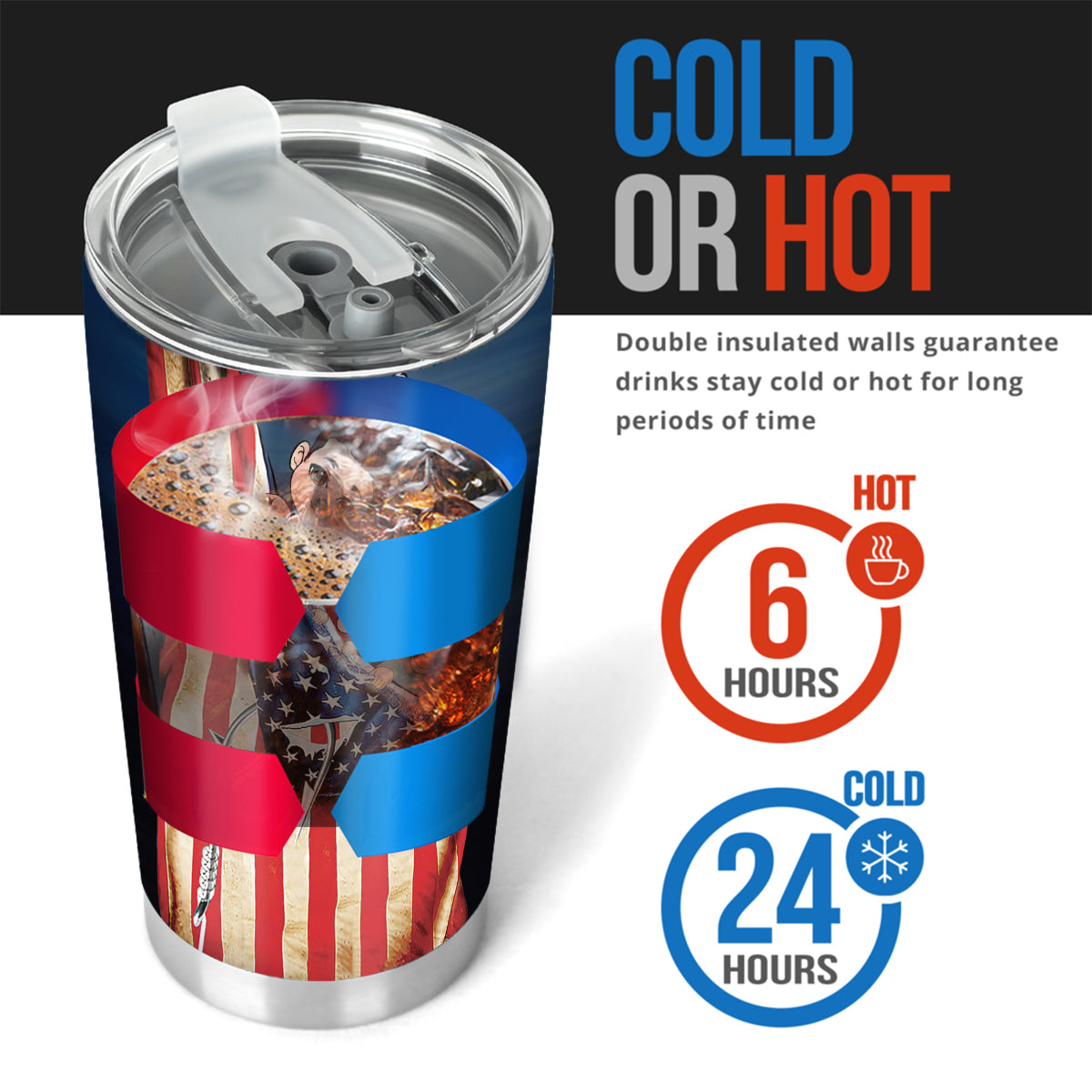 Reel Cool Dad – Personalisierter Angelbecher