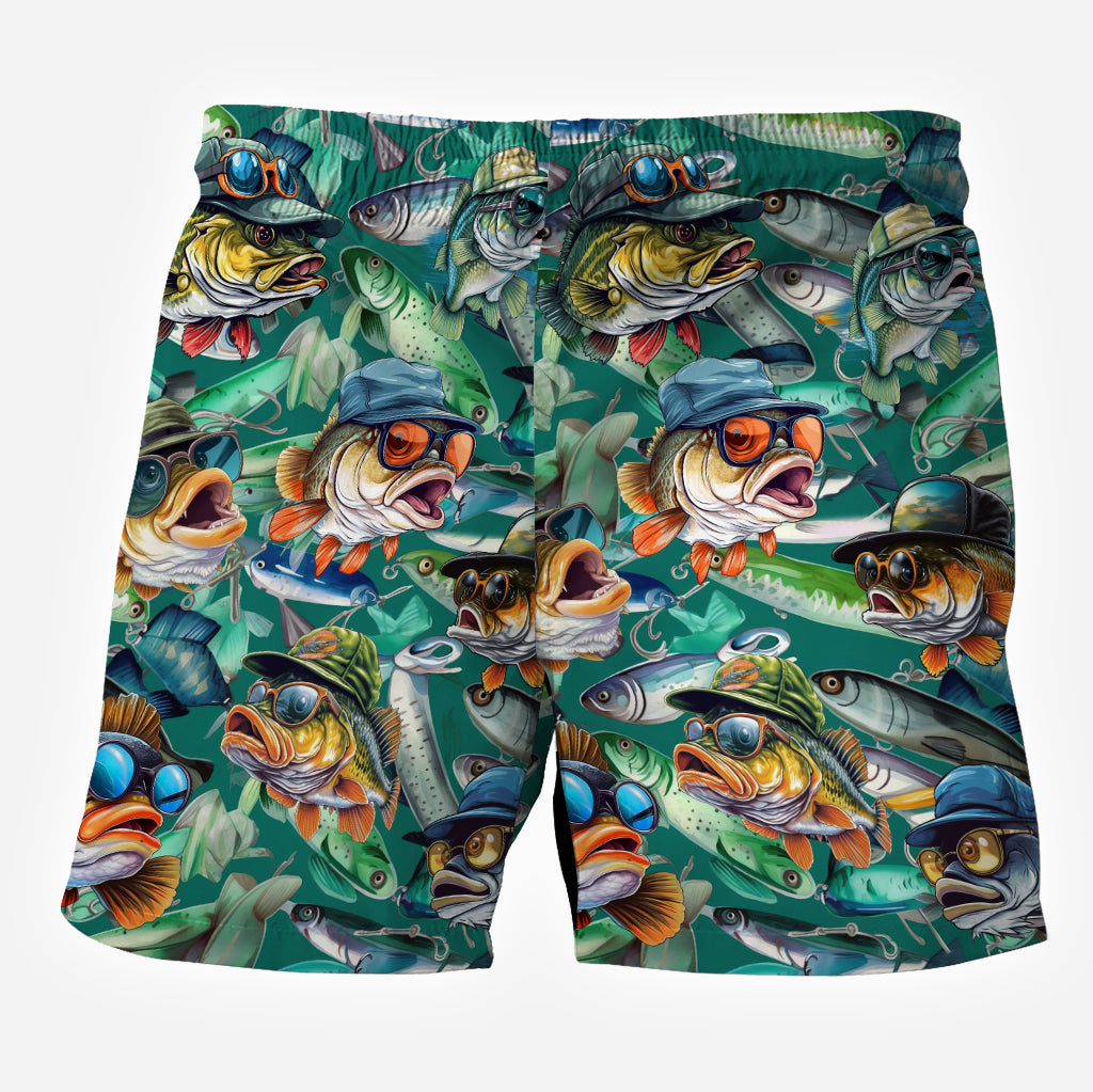 Angelbegeistert? – Personalisiertes Hawaiihemd und Herren-Shorts zum Angeln
