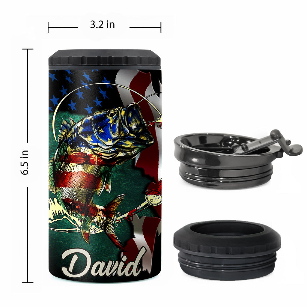 Reel Cool Dad Anglers – Personalisierte Angeldosen-Kühlbox