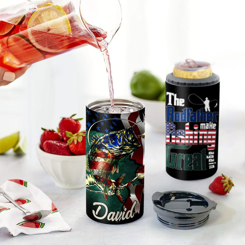 Reel Cool Dad Anglers – Personalisierte Angeldosen-Kühlbox