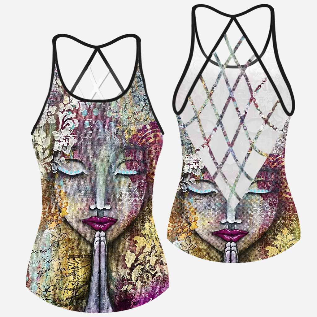 Namaste Cross Tank Top