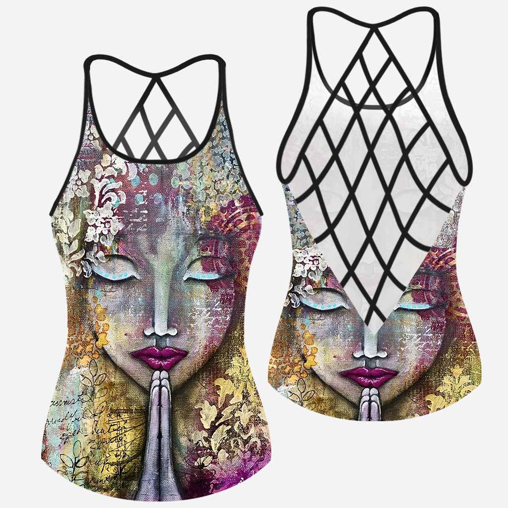 Namaste Cross Tank Top