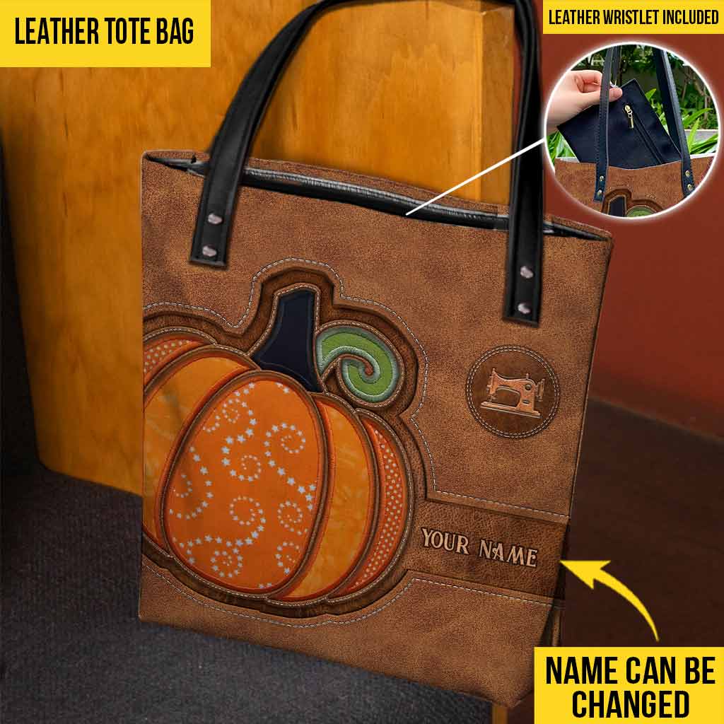 Love Pumpkin – Personalisierte Tragetasche mit Quiltmuster