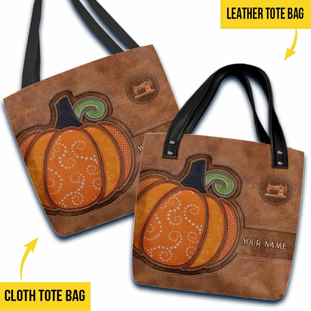 Love Pumpkin – Personalisierte Tragetasche mit Quiltmuster
