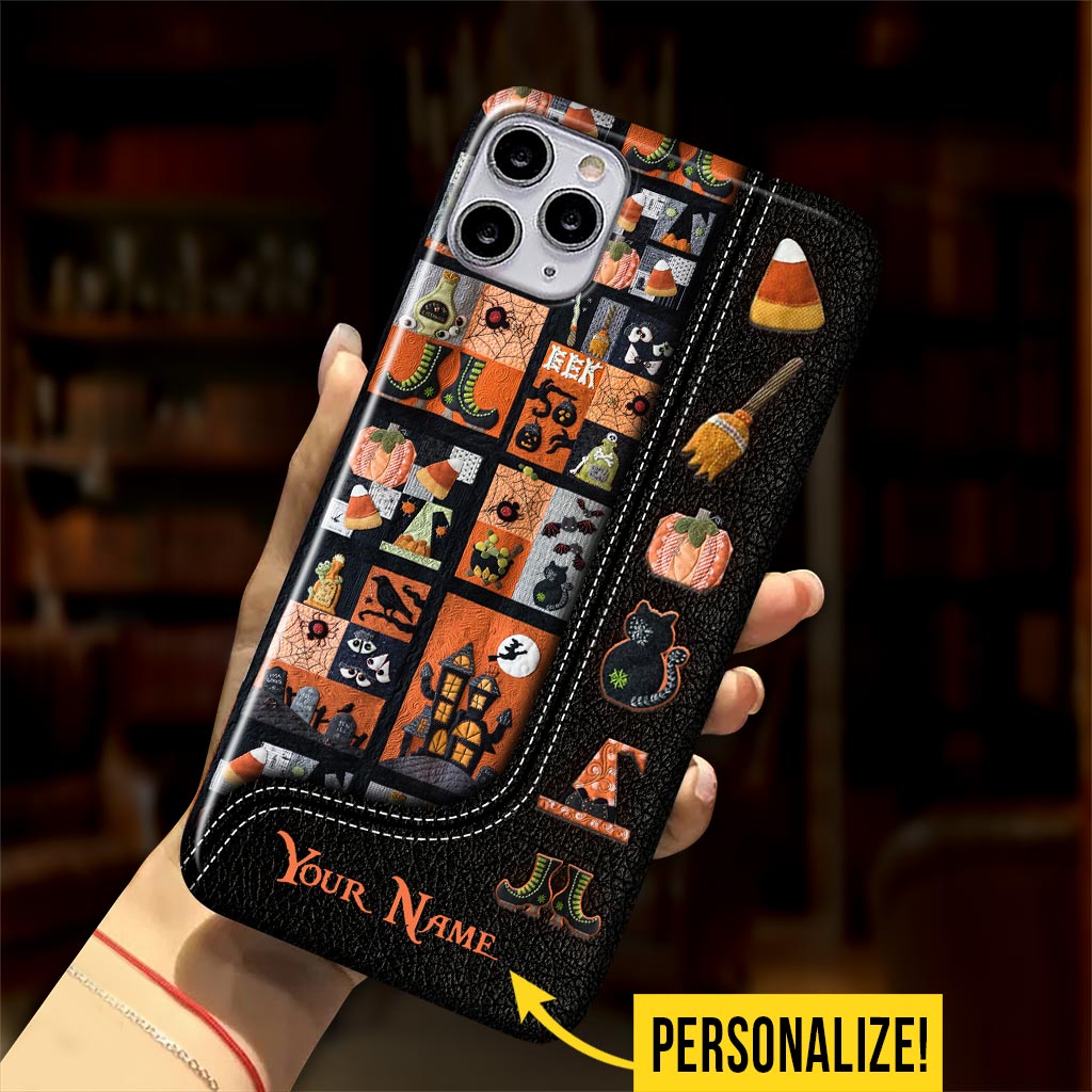 Mein Besen ist kaputt, also quilte ich jetzt – personalisierte Halloween-Handyhülle