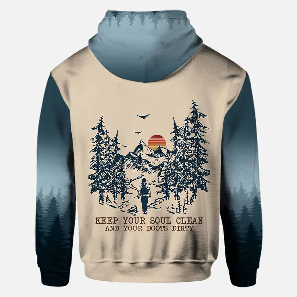 Whisper Words Of Wisdom - Hiking All Over T-shirt and Hoodie 112021