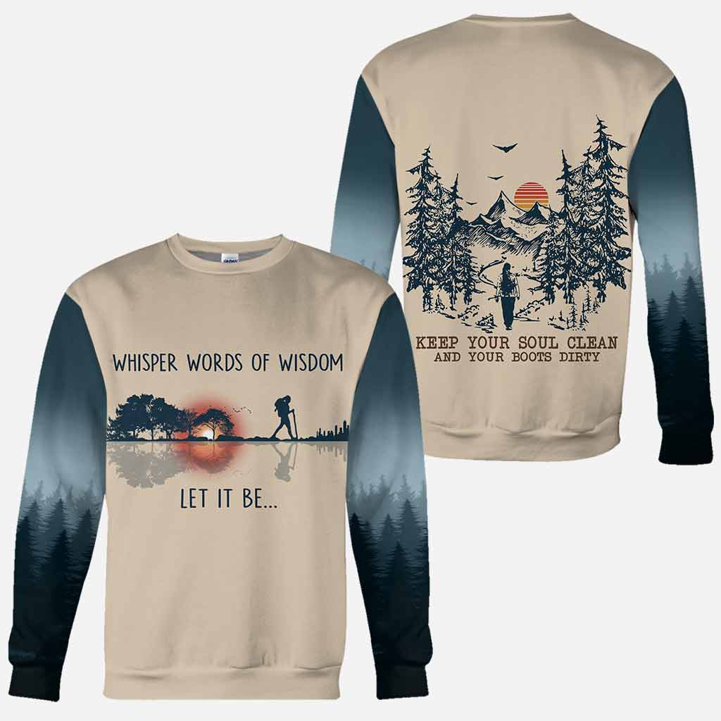 Whisper Words Of Wisdom - Hiking All Over T-shirt and Hoodie 112021