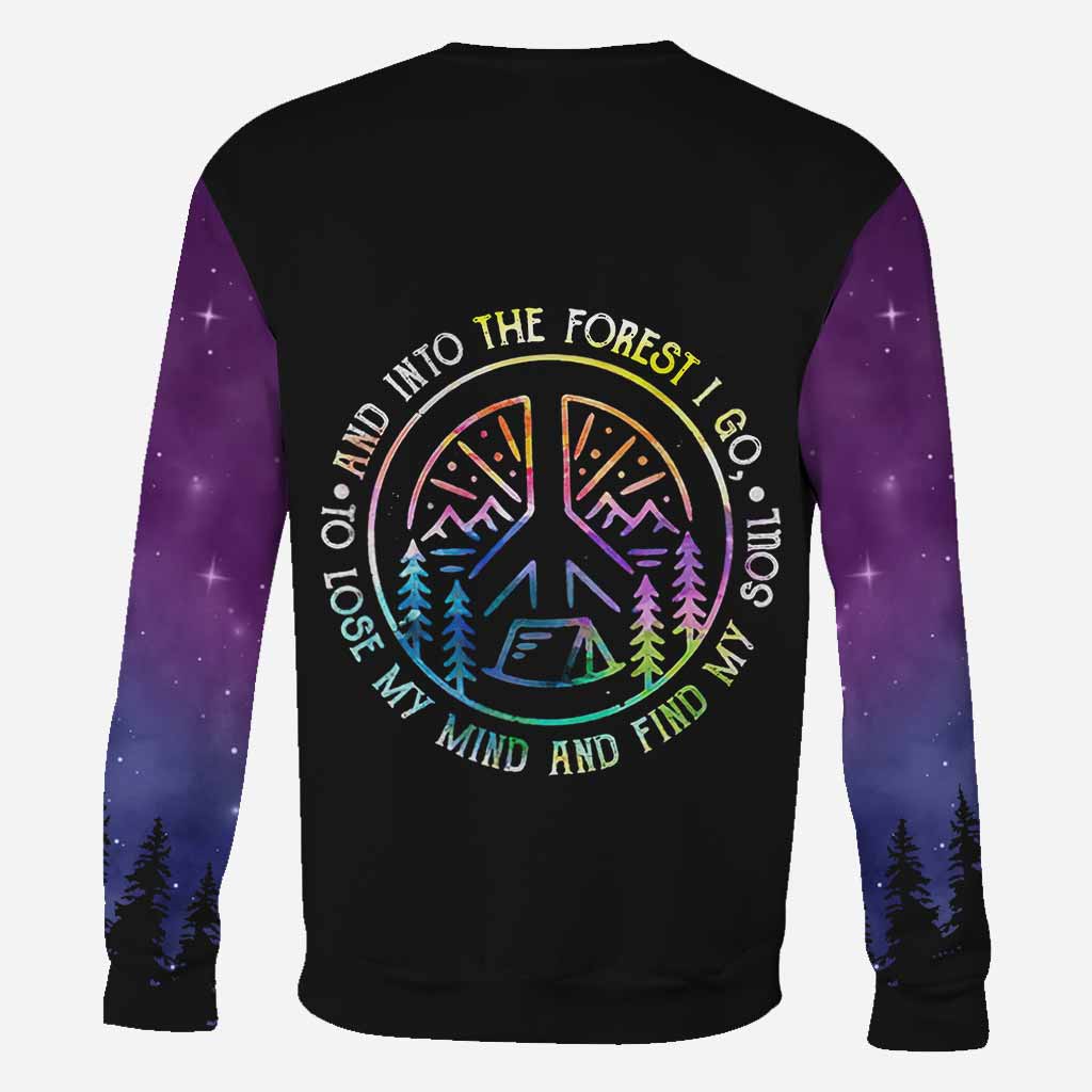 Und rein in den Wald gehe ich – Wander-T-Shirt und Hoodie 112021