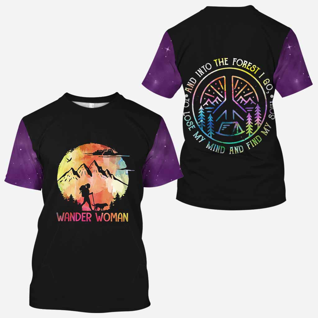 Und rein in den Wald gehe ich – Wander-T-Shirt und Hoodie 112021