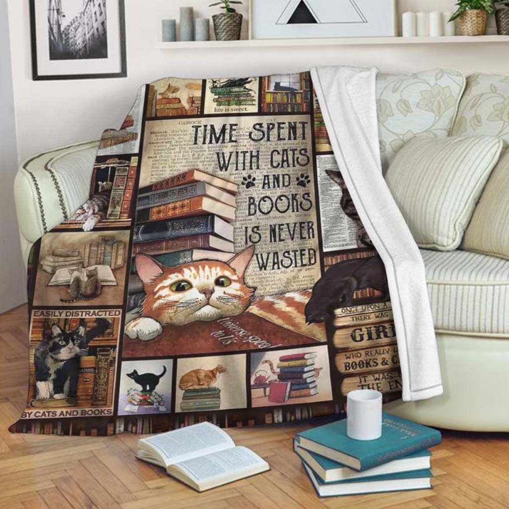 Time Spent With Books - Blanket 112021