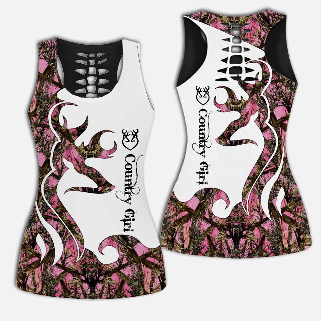 Hunting Girl - Hollow Tank Top and Leggings 112021