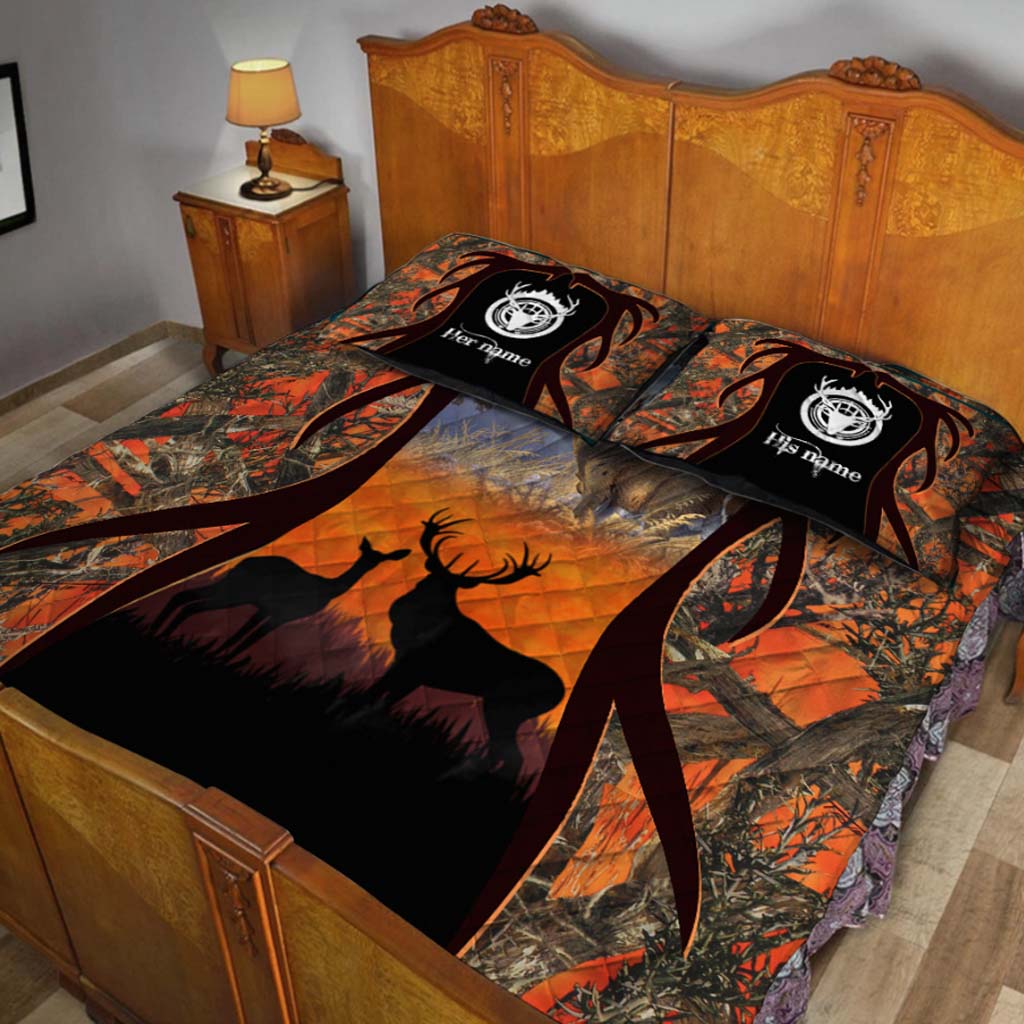 Personalisiertes Quilt-Set für Jägerpaare 1121
