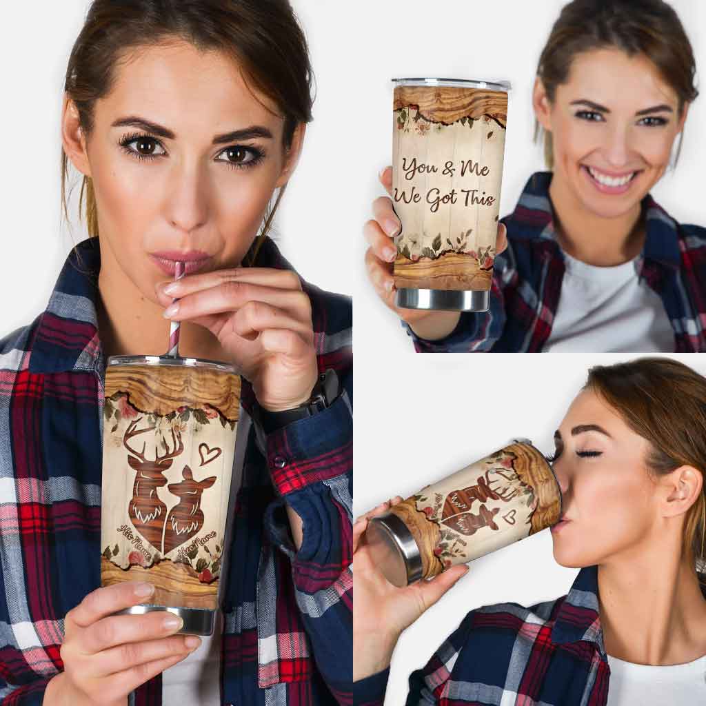 Du und ich, wir schaffen das – personalisierter Jagdbecher