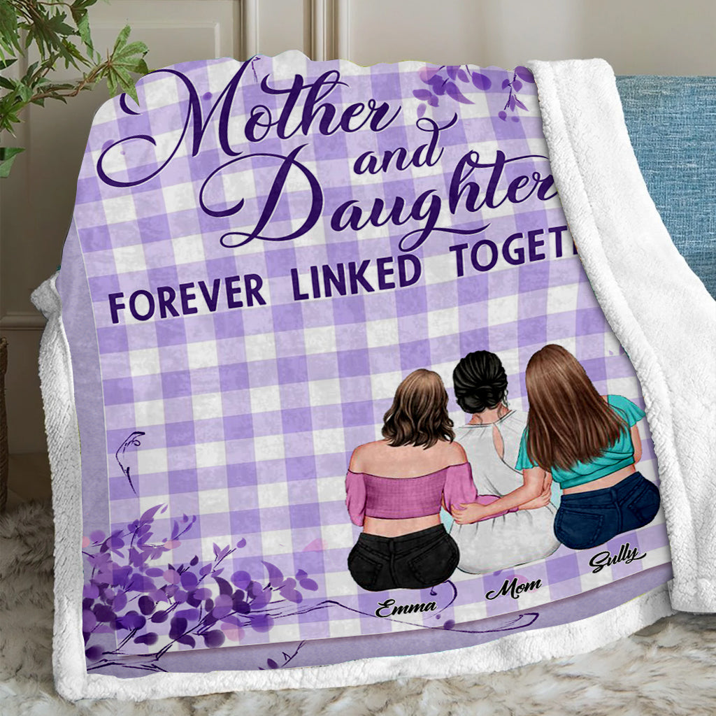 Forever Linked Together - Personalized Mother Blanket
