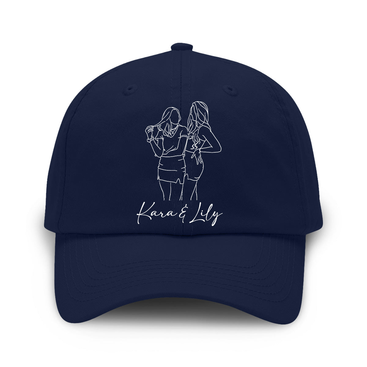 Custom Photo - Personalized Aunt Embroidered Classic Cap