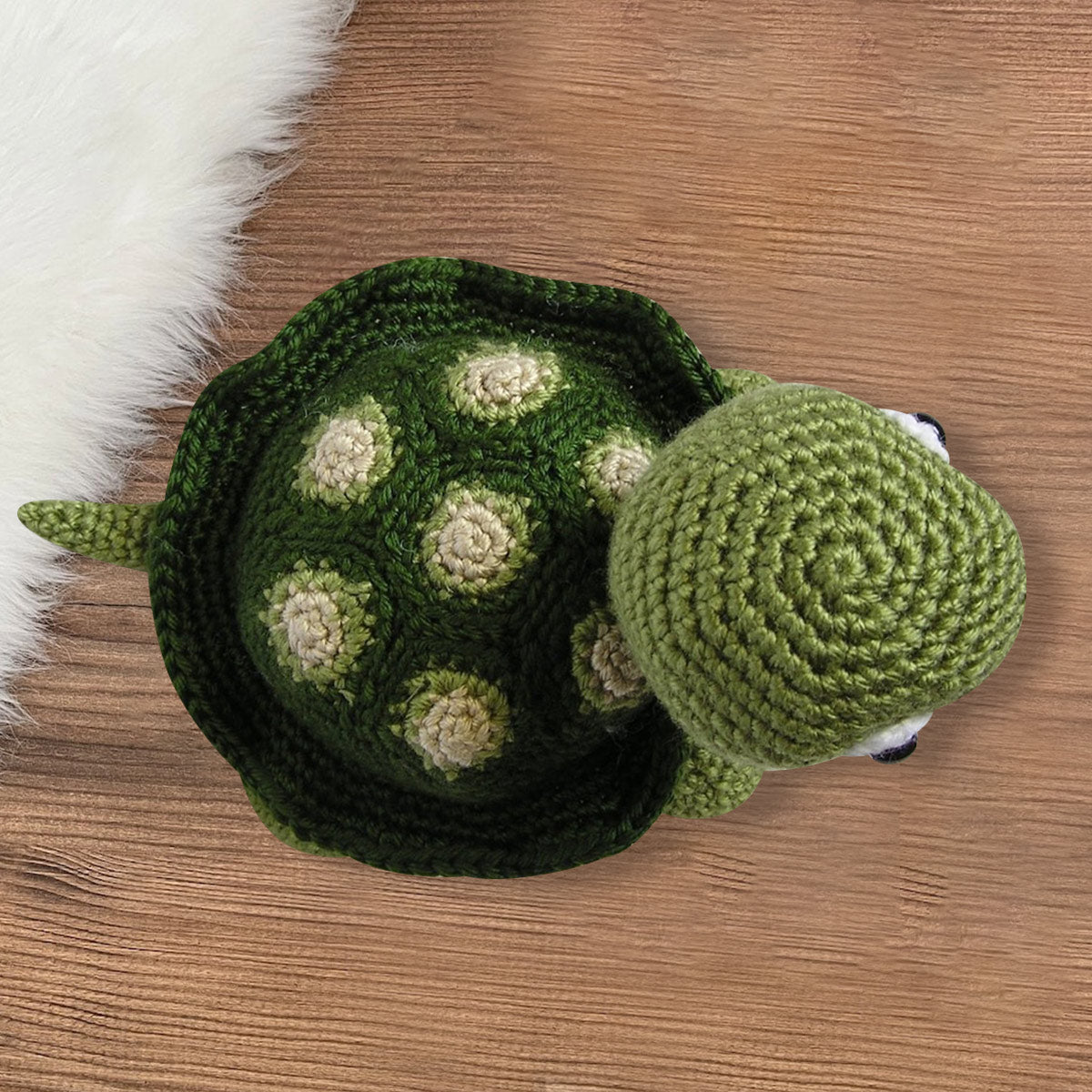 Babyschildkröte – handgestrickte Schildkrötenpuppe
