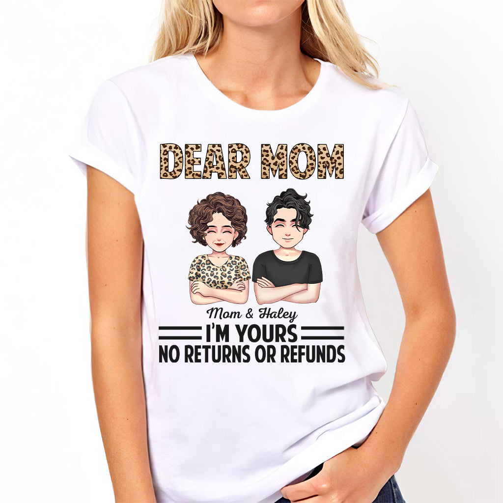 Liebe Mama, lieber Papa, ich gehöre zu euch – Geschenk für Mama und Papa – personalisiertes T-Shirt und Hoodie
