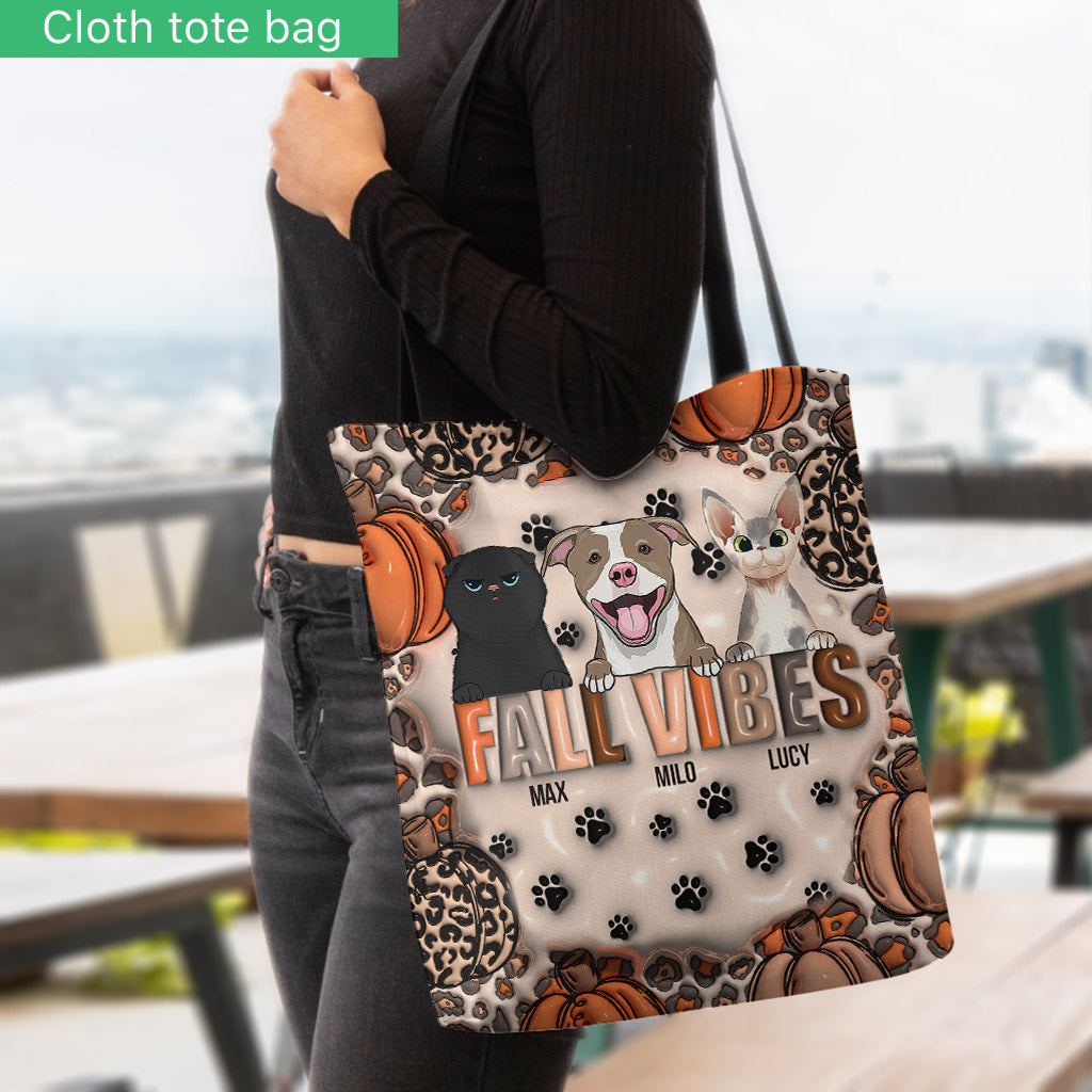 Herbststimmung – Geschenk für Hundeliebhaber – Personalisierte Tragetasche