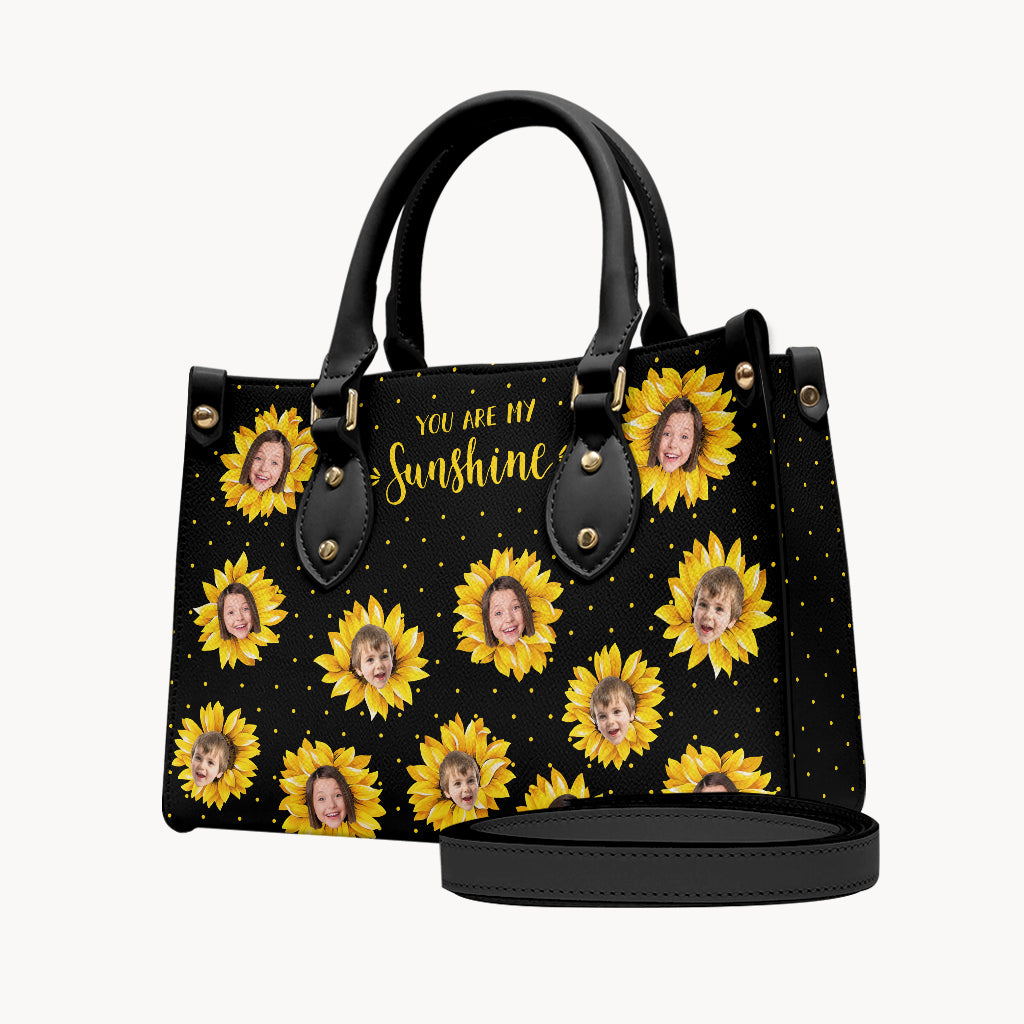 Grandma’s Garden - Gift for grandma, mom - Personalized Leather Handbag