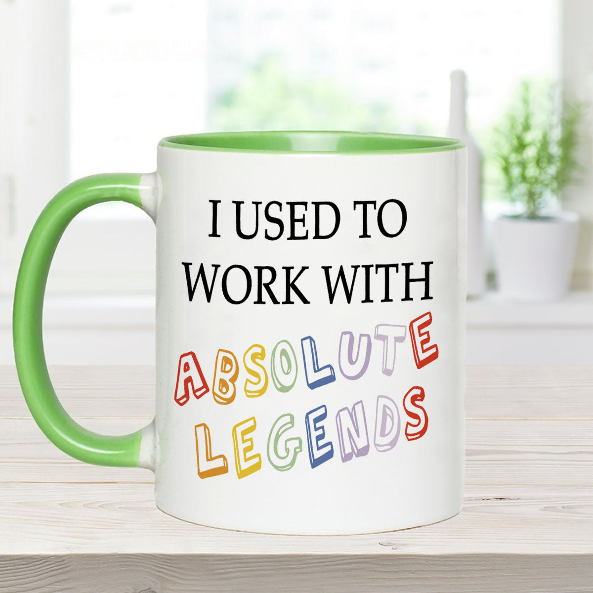 Absolute Legenden – Personalisierte Tasse mit Akzent für Kollegen