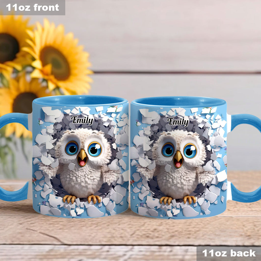 Love Owls - Personalized Owl Accent Mug