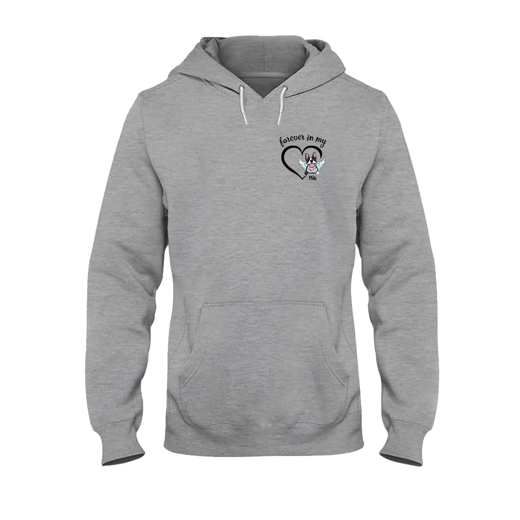 Für immer in meinem Herzen – Personalisiertes Hunde-T-Shirt und Hoodie