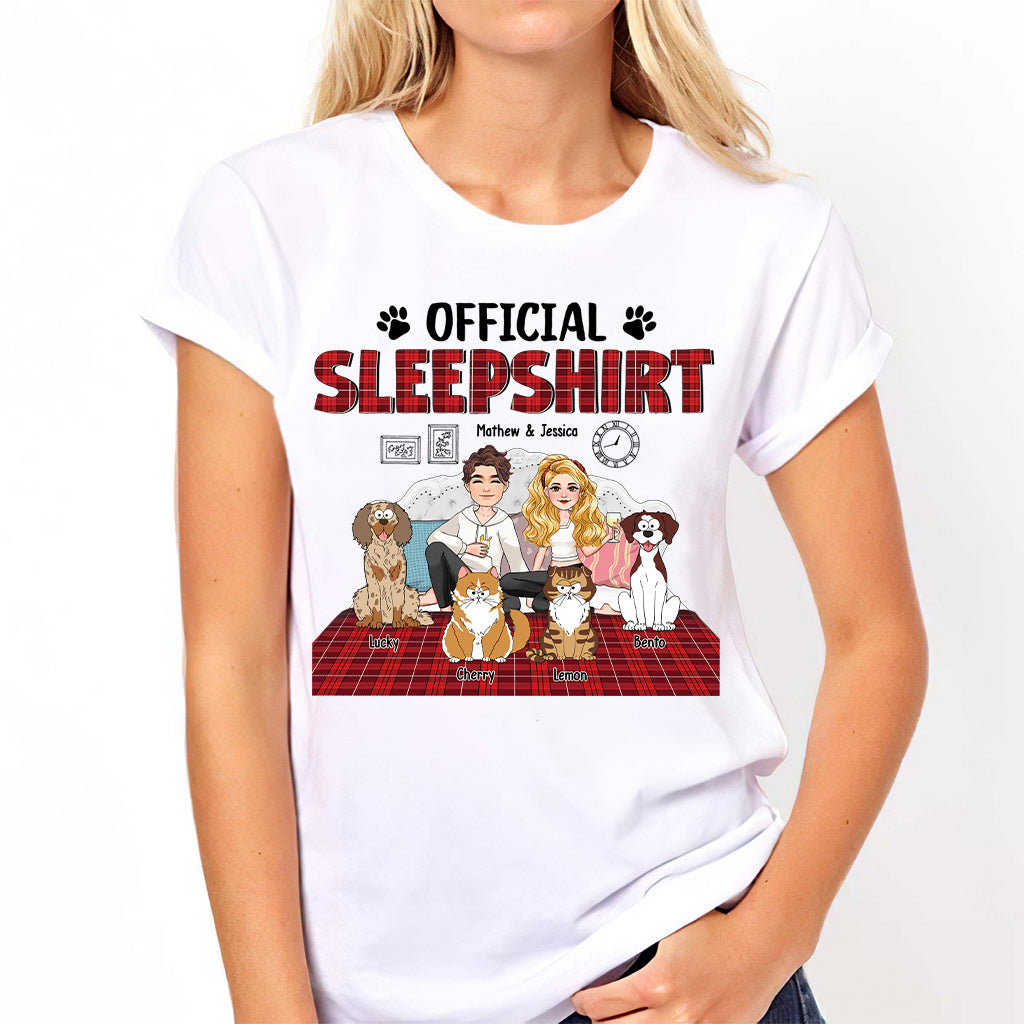 Offizielles Schlafshirt – Personalisiertes Hunde-T-Shirt und Hoodie