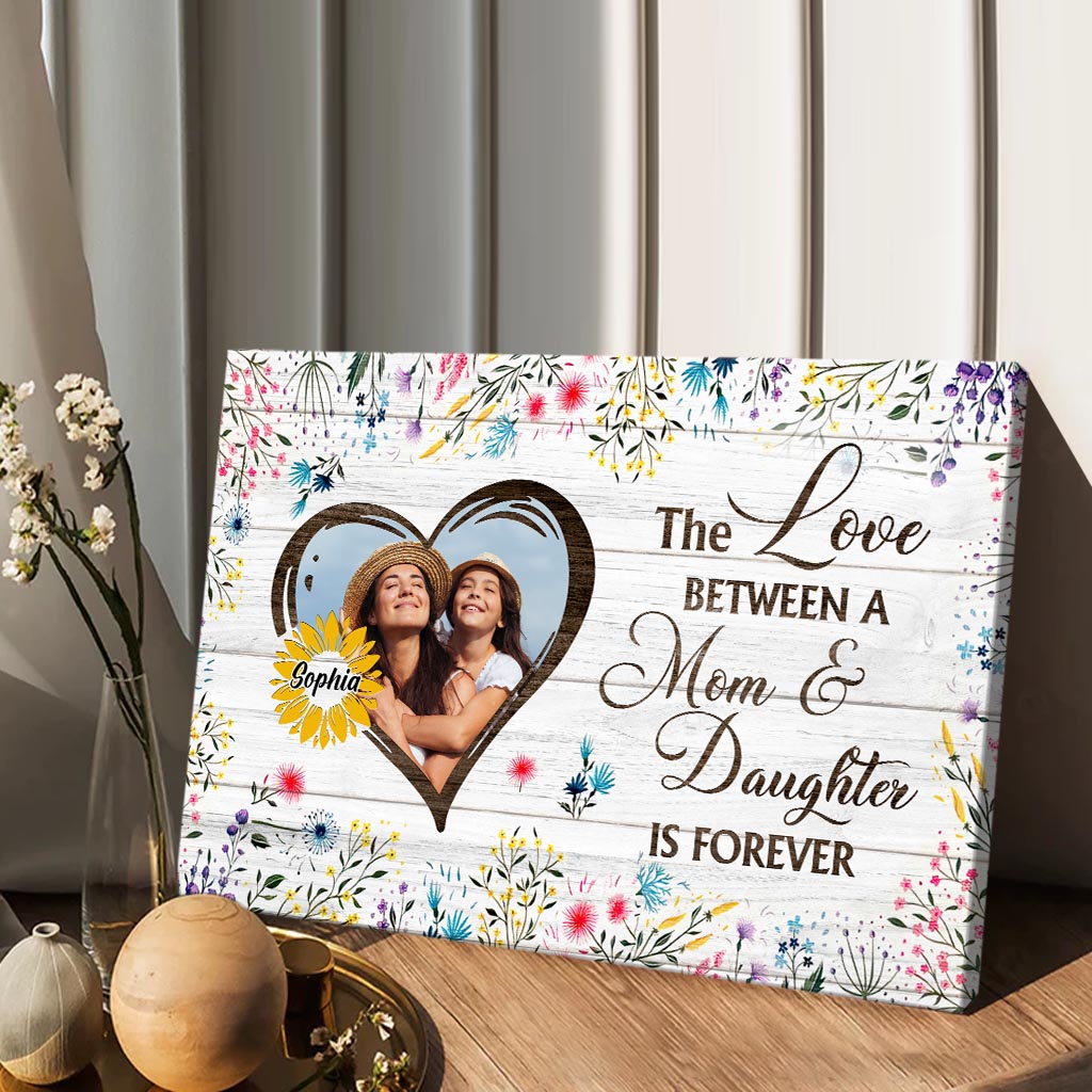 Wenn Mütter Blumen wären – Personalisierte Leinwand und Poster für Mütter
