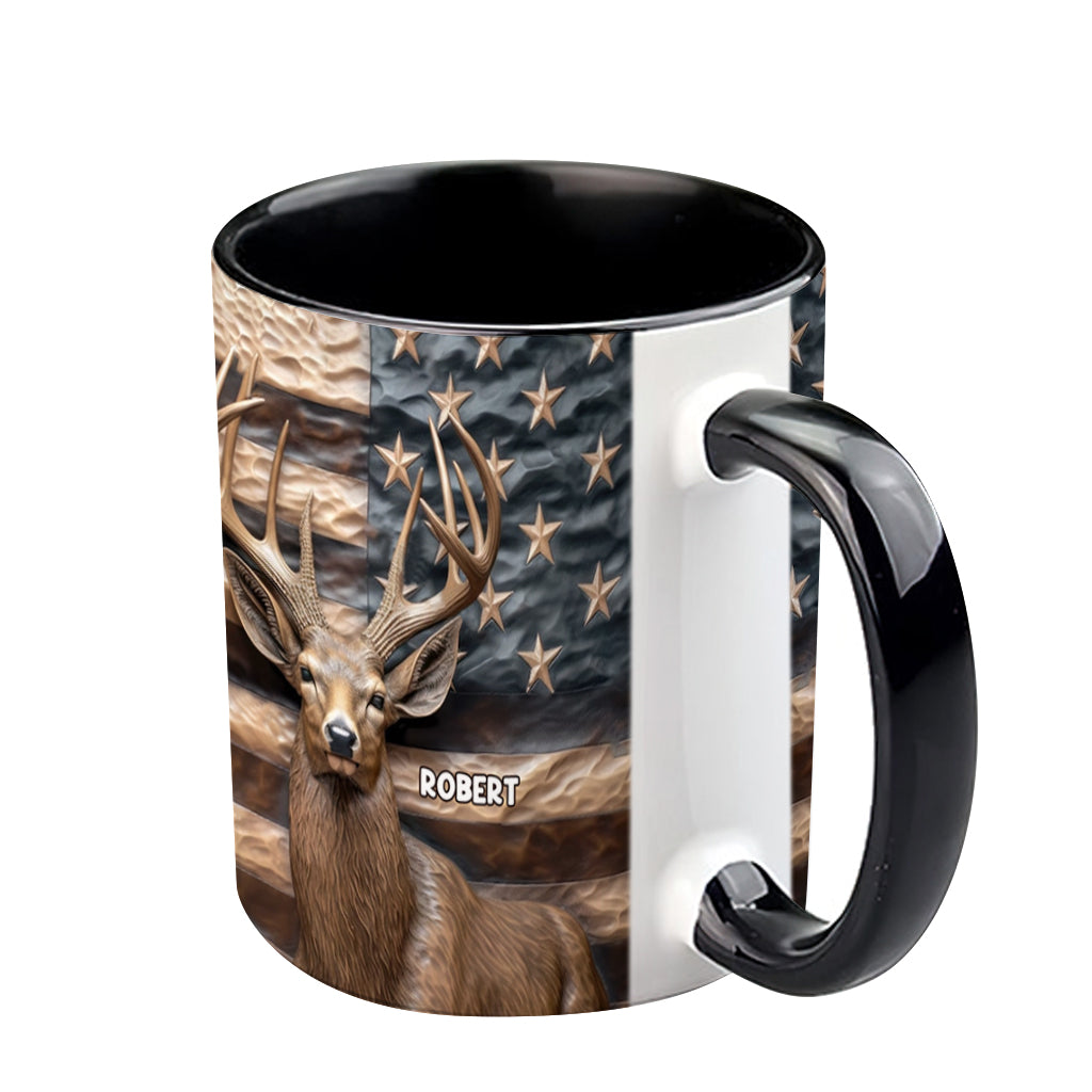 Deer Hunting - Personalized Hunting Accent Mug