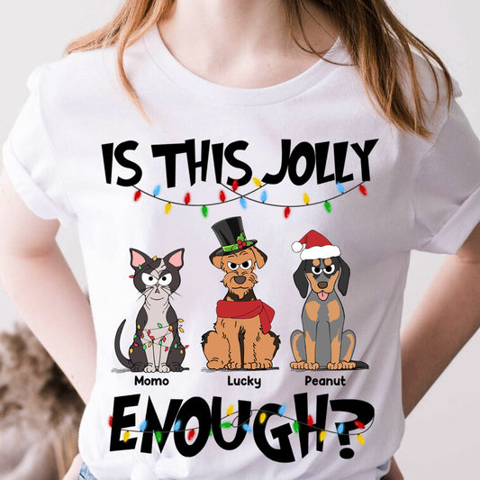 Ist das lustig genug? - Personalisiertes Hunde-T-Shirt und Hoodie